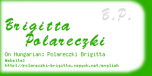 brigitta polareczki business card